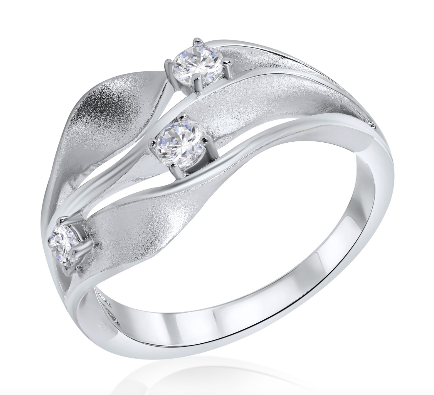 BAGUE MATTE PAVÉ (2)