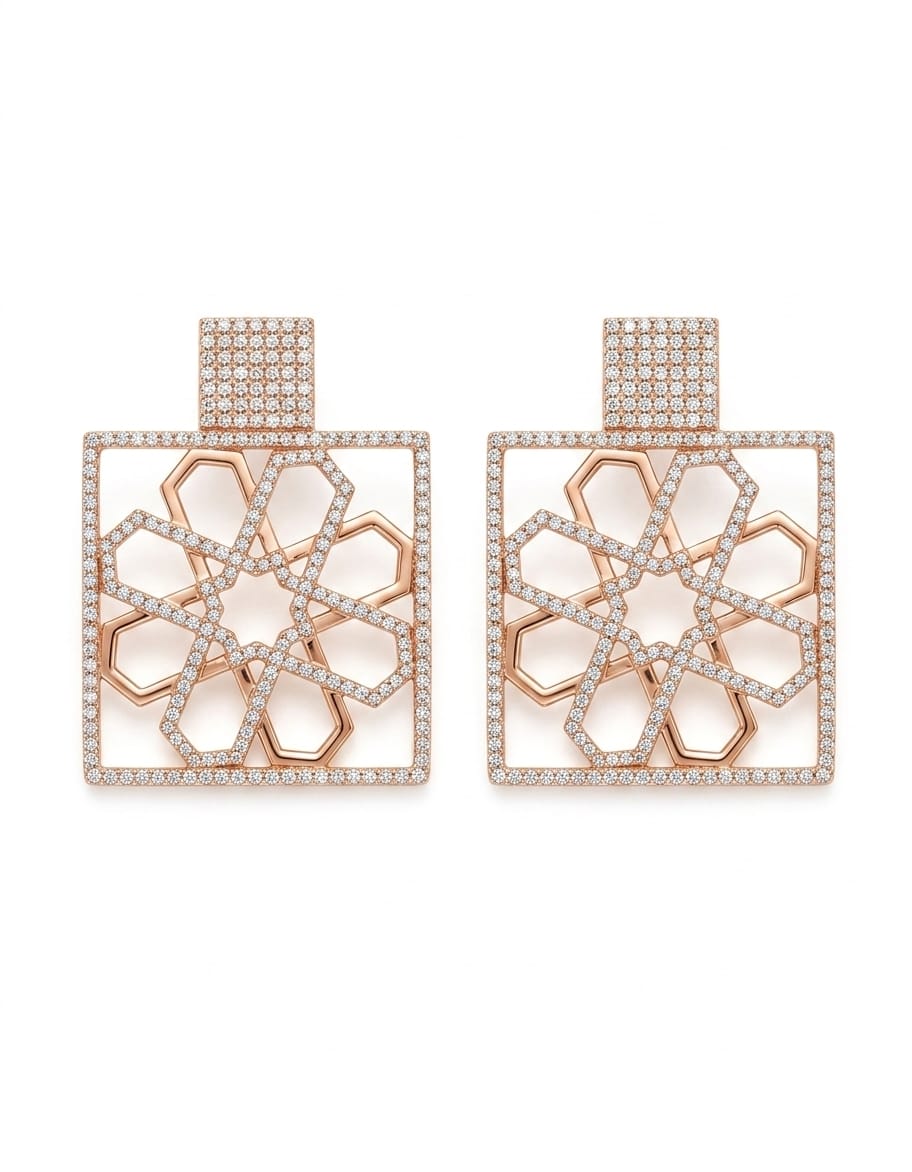 BOUCLES D’OREILLE ZELIJ SQUARE (2)