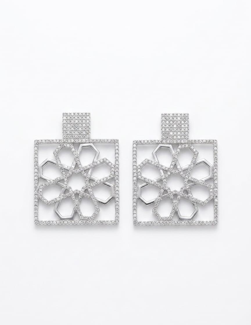 BOUCLES D’OREILLE ZELIJ SQUARE