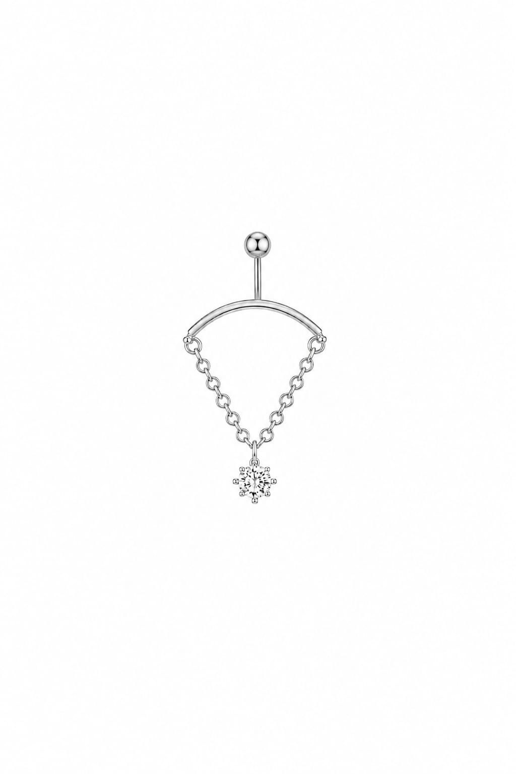 PIERCING TSH ARC CHAINE CZ