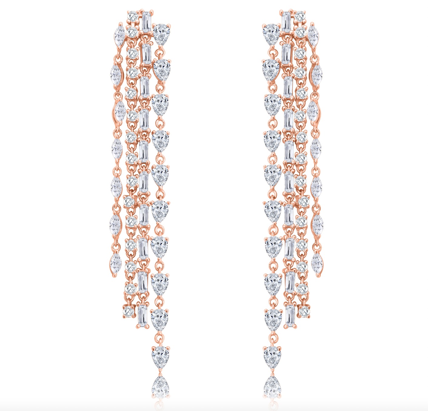 Chutte multi row bridales