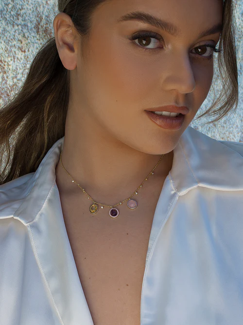 Collier trible stones dolcé