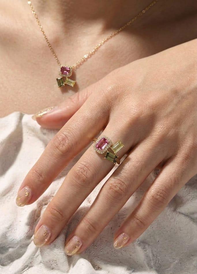 Collier trio Candy pastels bk (2)