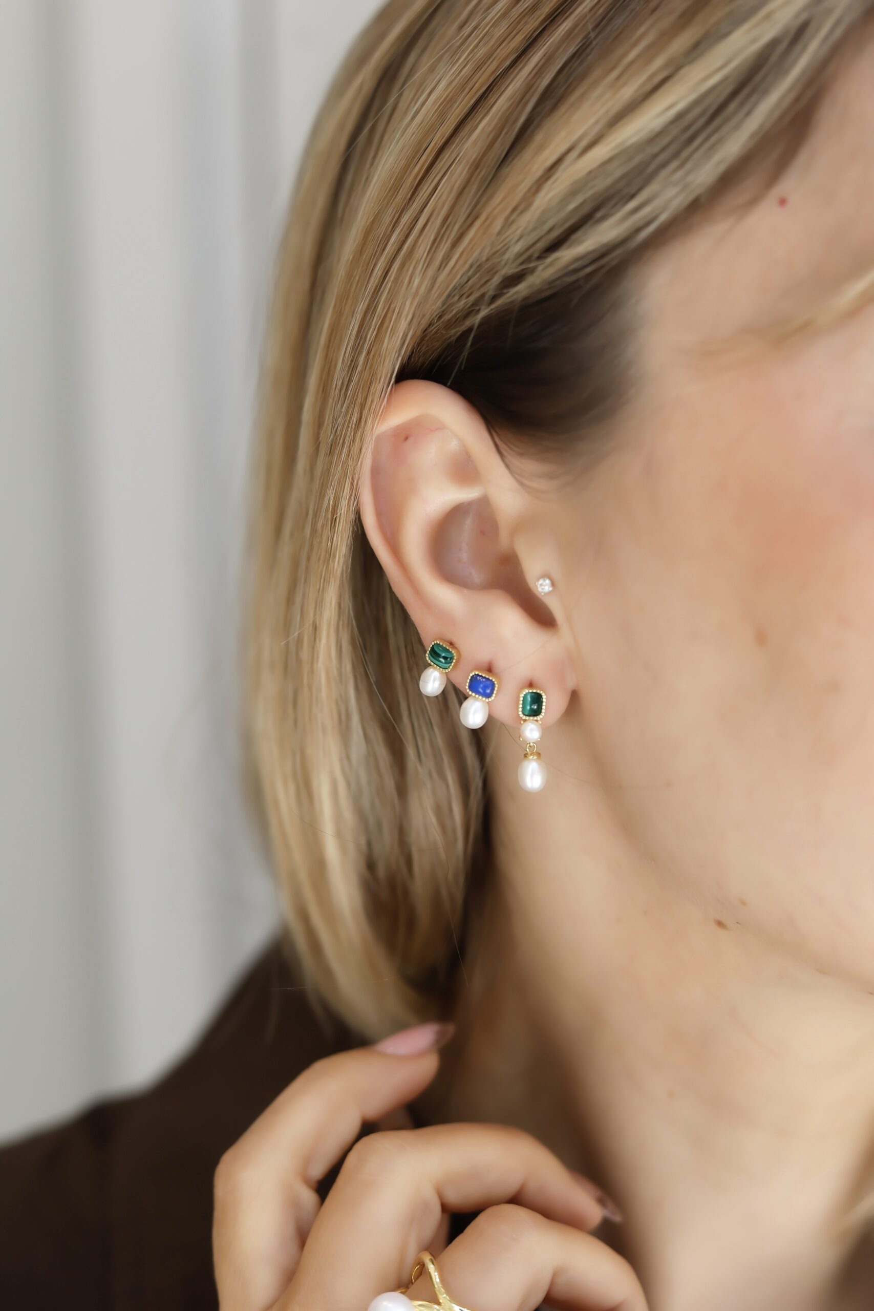 Micelani stone & perle - Micelani stone & double perle