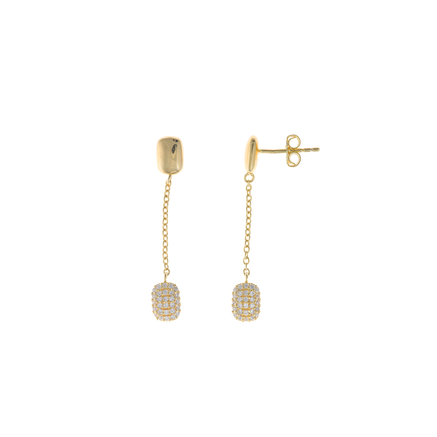 Boucles micelani chaine square Y