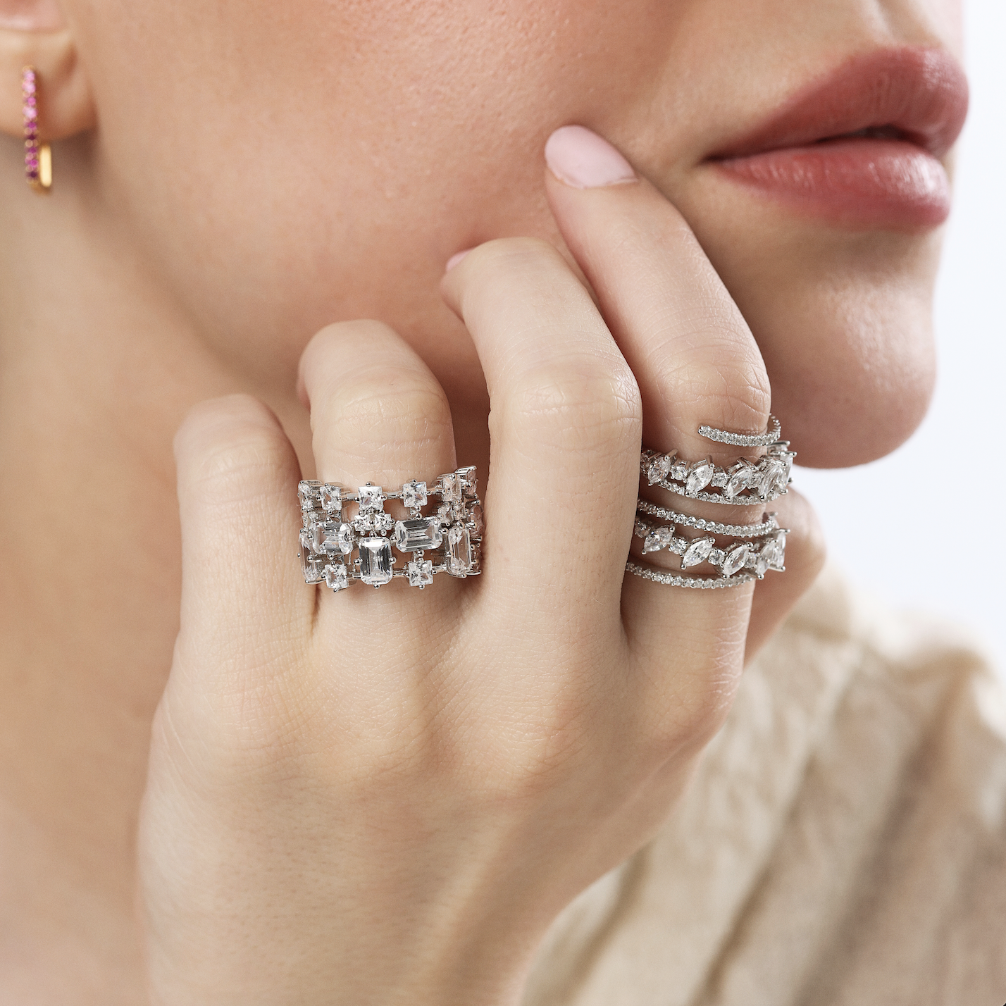 BAGUE ARTI PAVÉ