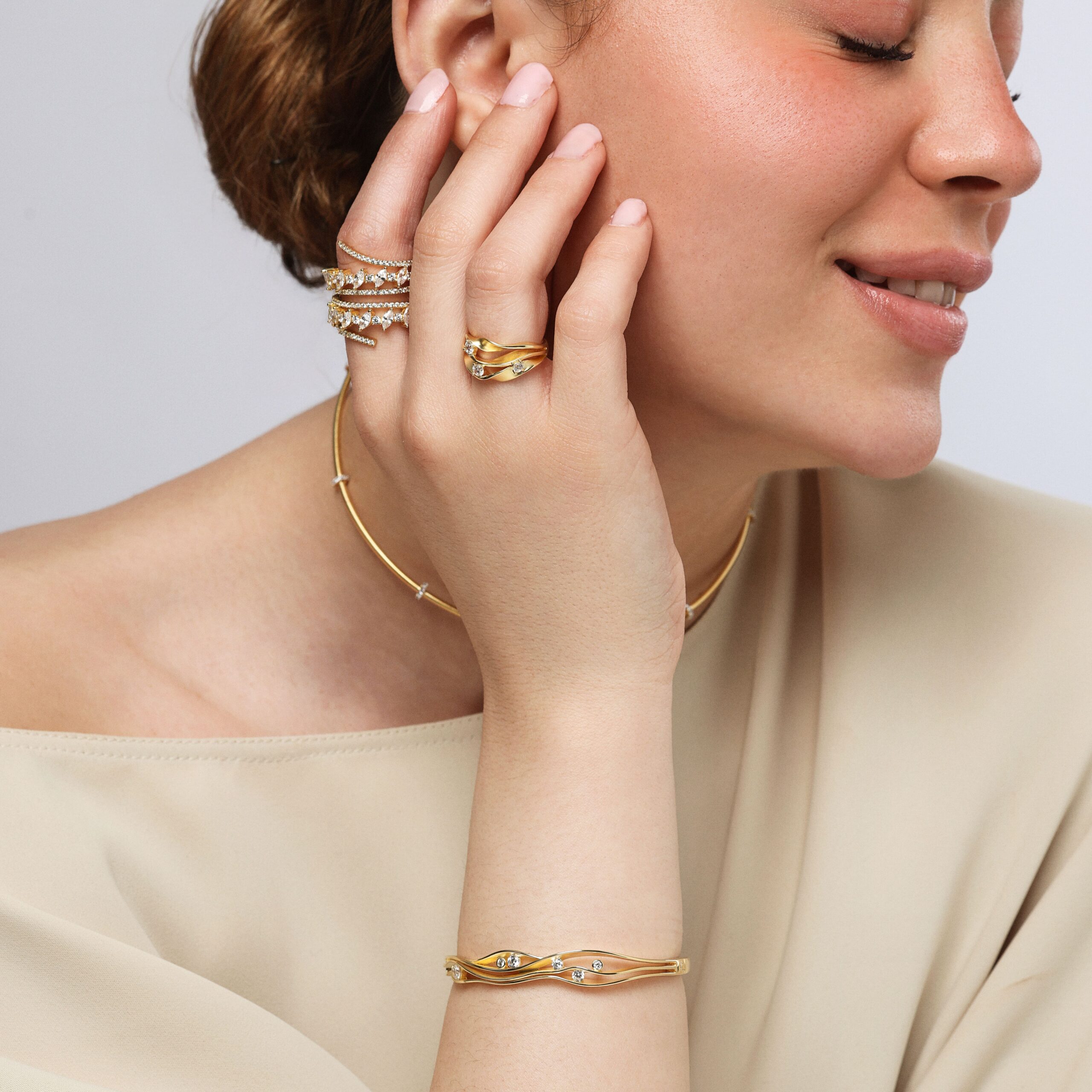 BRACELET MATTE PAVÉ