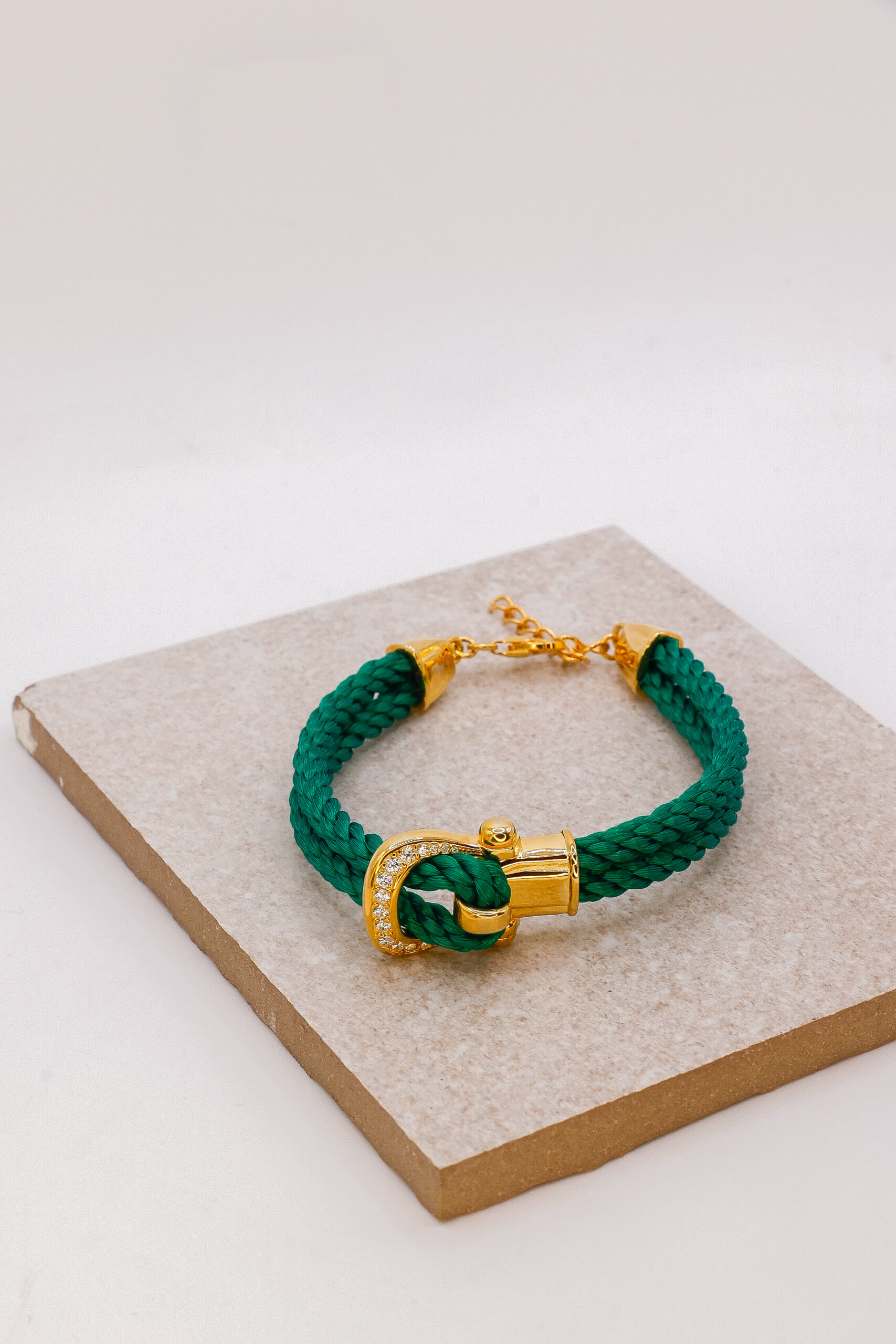 BRACELET LOCK DOUBLE CORDONS