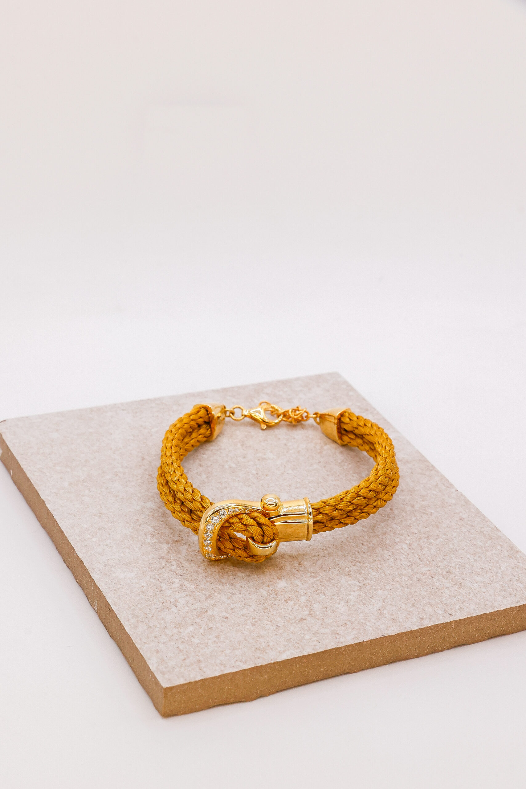 BRACELET LOCK DOUBLE CORDONS