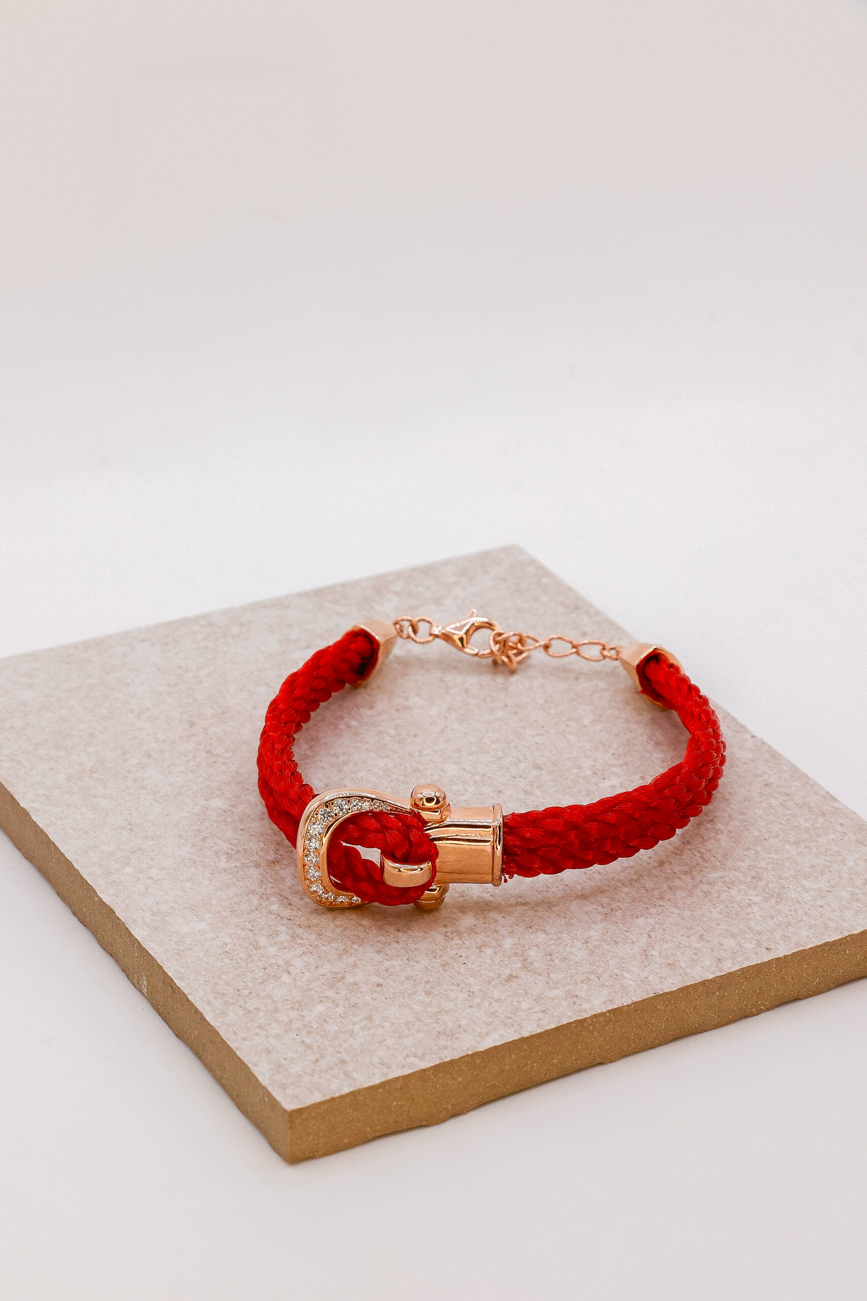 BRACELET LOCK DOUBLE CORDONS