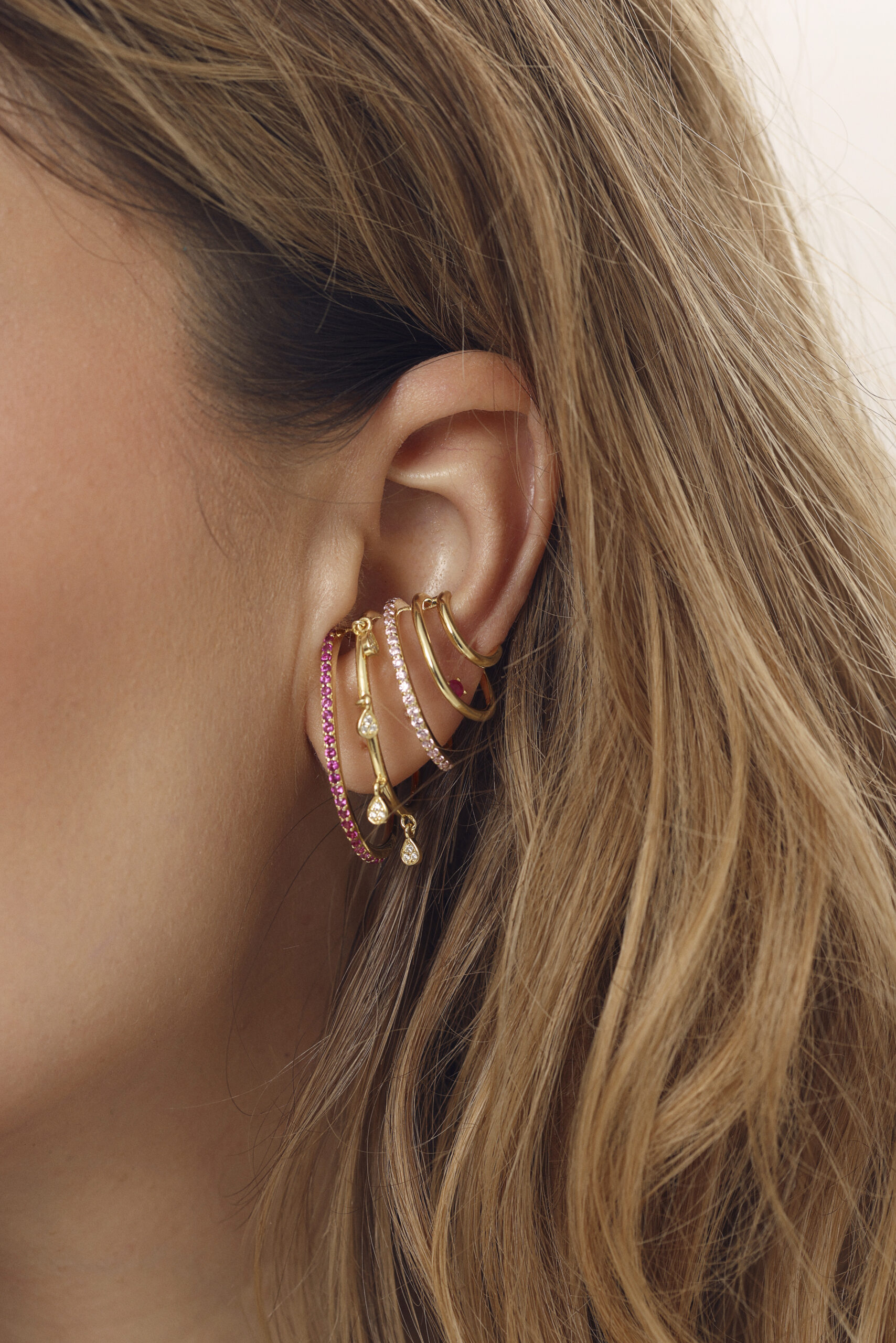 faux piercing multi anneaux