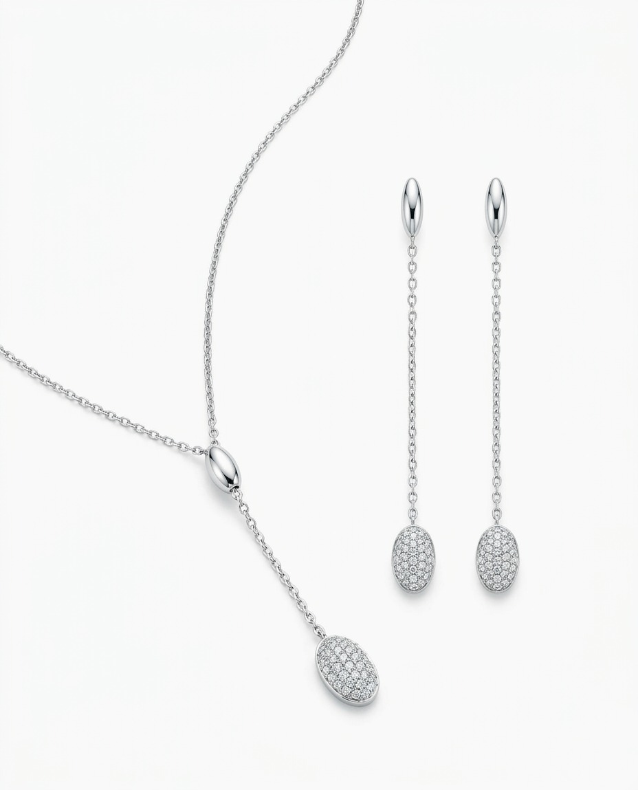 Boucles Silver chain micelani