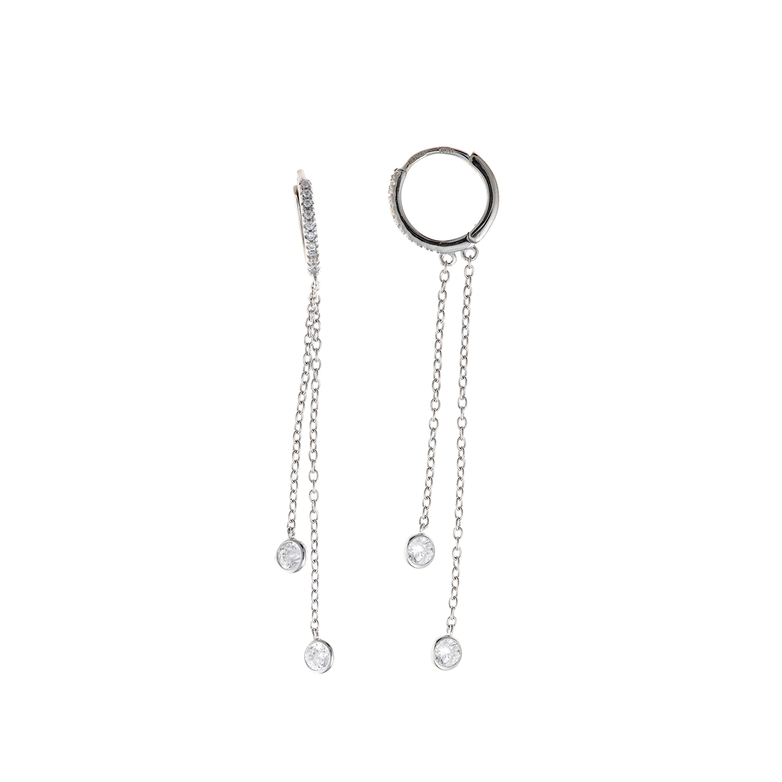 MINI CREOLE DOUBLE CHAINE 1