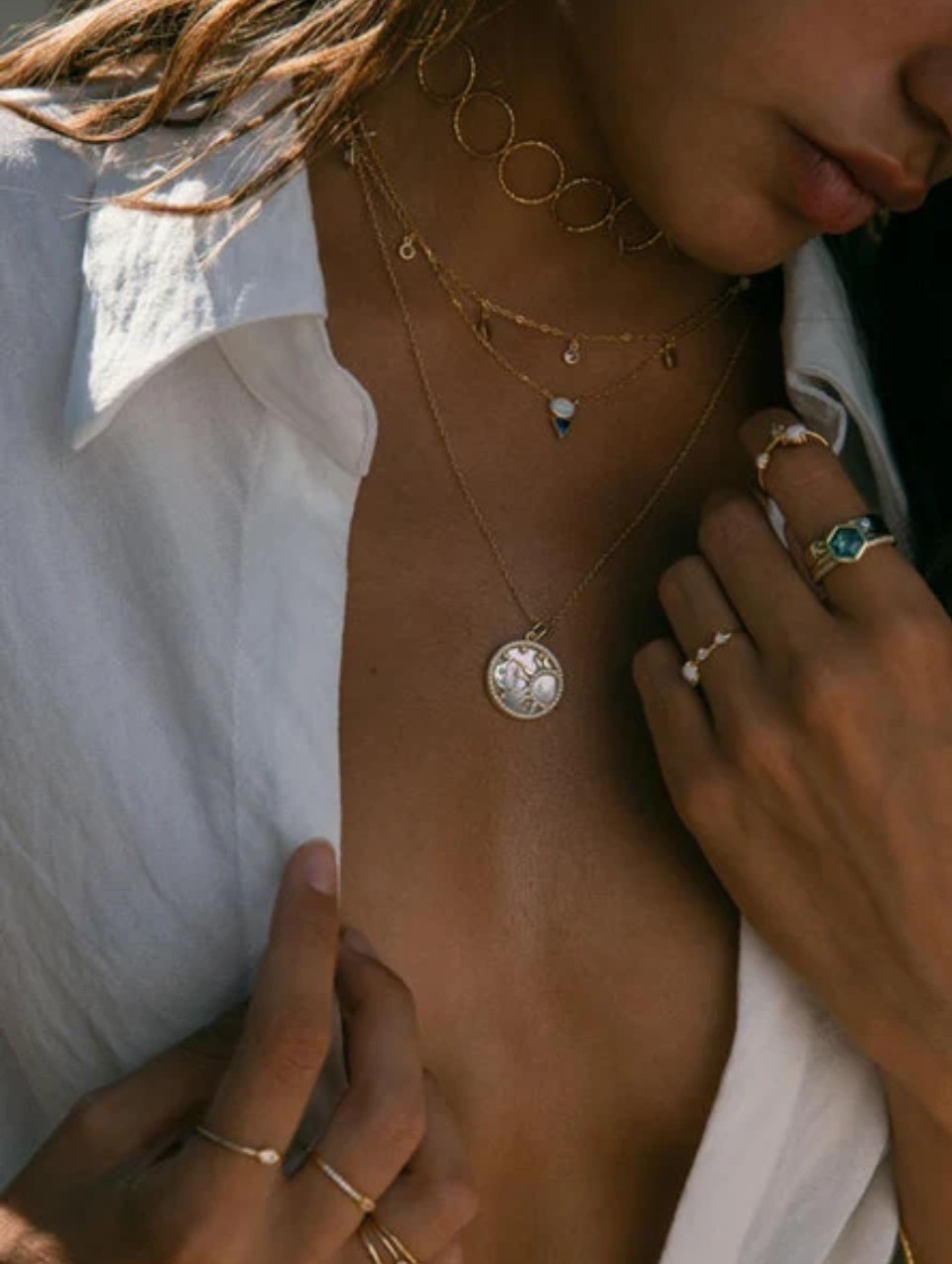 collier nacre planete