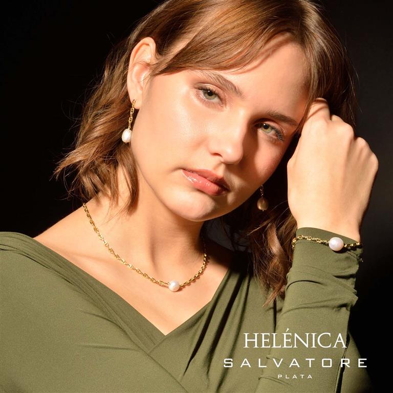 collier tresse perle Salva 1