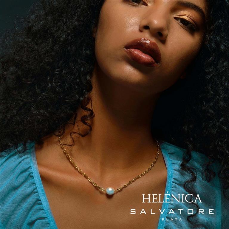 collier tresse perle Salva 5