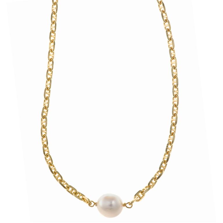 collier tresse perle Salva